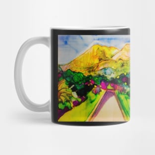 castle hill frontal green Mug